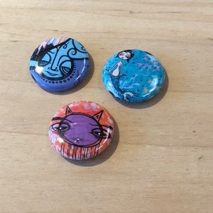 Buttons reserved for @iheartsaltwater